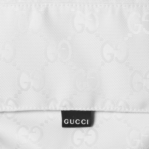 GG technical fabric jacquard jacket