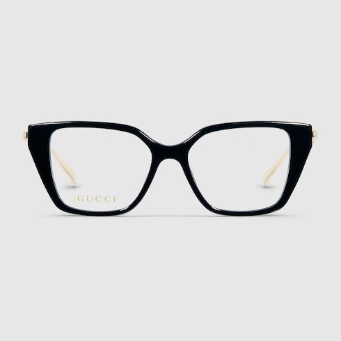 Cat eye optical frame