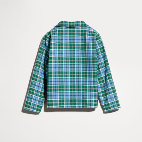 Children's cotton tartan shirt