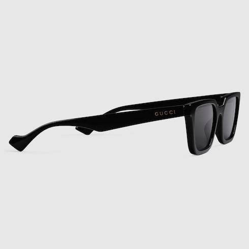 Rectangular-frame sunglases