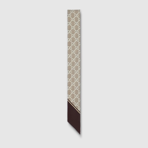 Printed silk ribbon