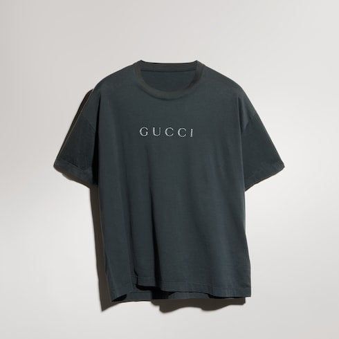 Cotton T-shirt with print
