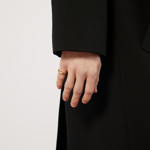 Gucci Link to Love 18k studded ring
