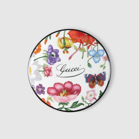Gucci Flora print round box