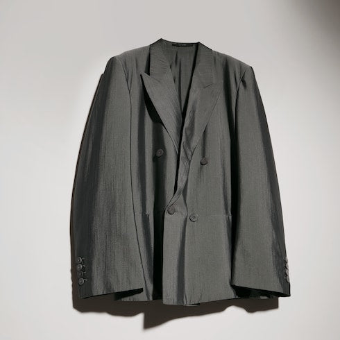 Silk merino wool jacket