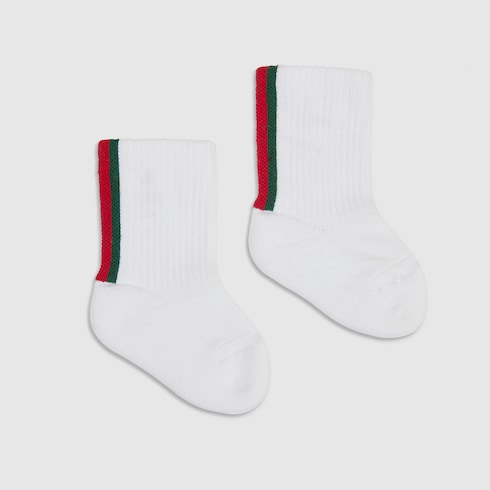 Baby cotton blend socks with Web