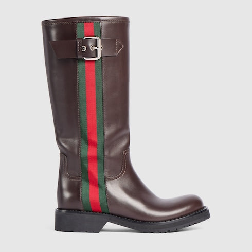 Women's biker boot with Web