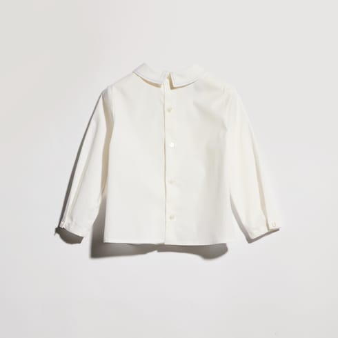 Baby cotton shirt with embroidery