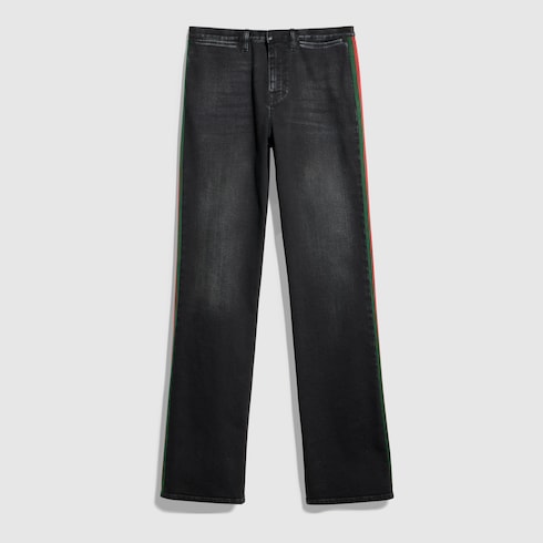 Stretch cotton denim with Web