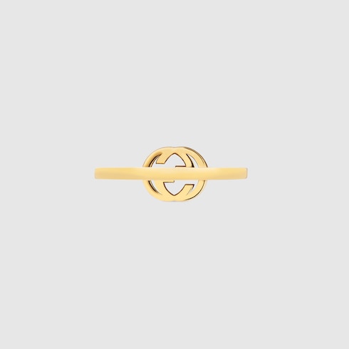 Gucci Interlocking diamond 18k ring
