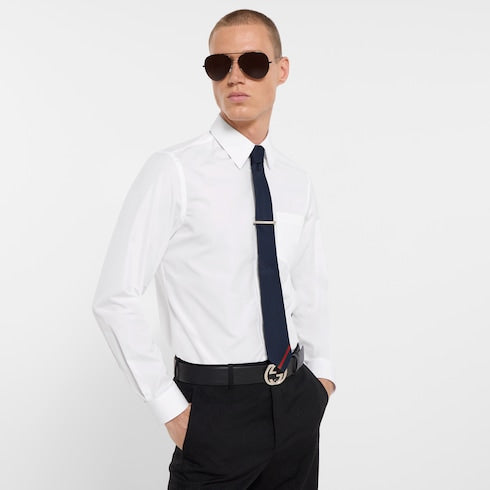 Web silk jacquard tie