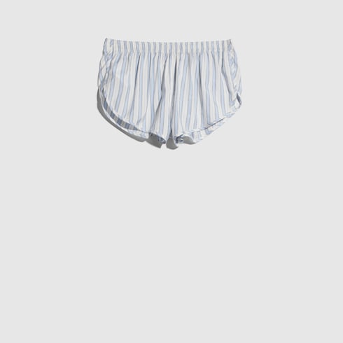 Gucci Interlocking G silk baiadera jacquard shorts