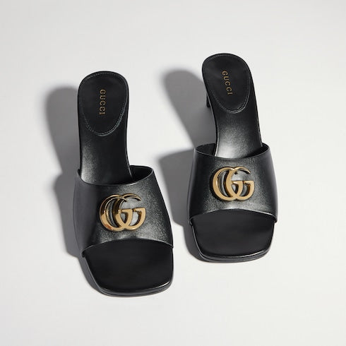 Women's slide sandal with Double G