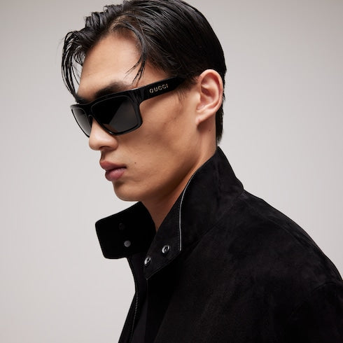Geometric-frame sunglasses