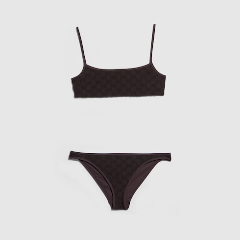 GG stretch jersey bikini