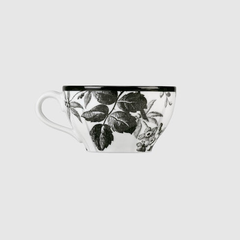 Herbarium teacup and saucer, set of two