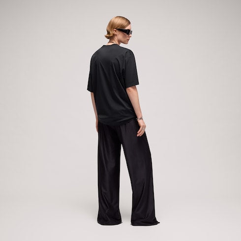 Cotton jersey T-shirt with print