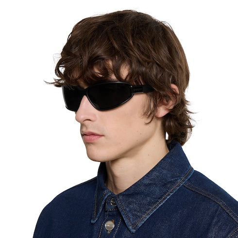 Rectangular frame sunglasses