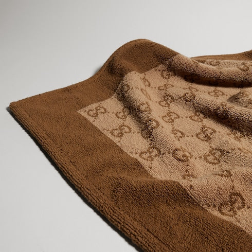 GG cotton terrycloth beach blanket