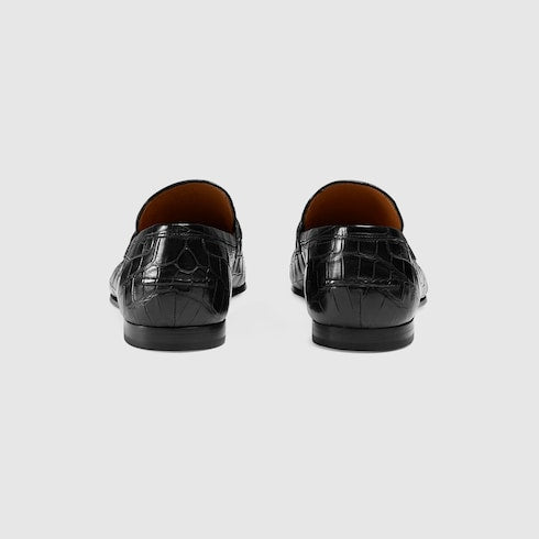 Men's Gucci Jordaan crocodile loafer