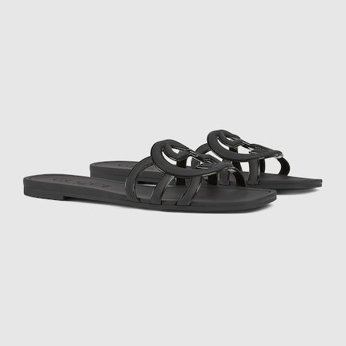 Women's Interlocking G slide sandal