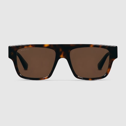 Rectangular frame sunglasses