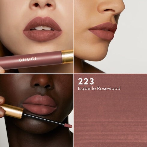 124 Emilie Brown, Rouge à Lèvres Liquide Mat Lipstick
