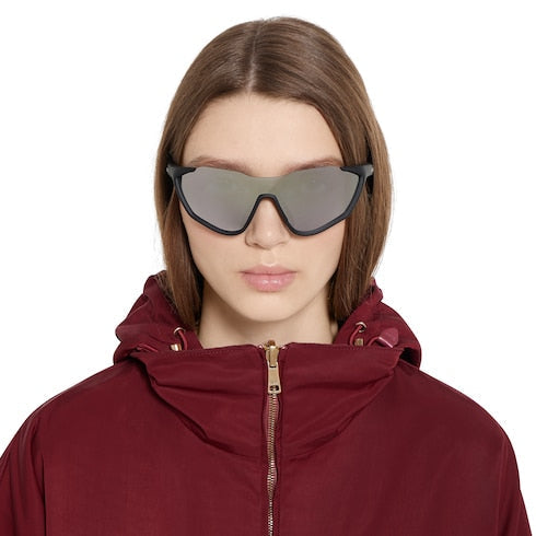Mask-shaped sunglasses