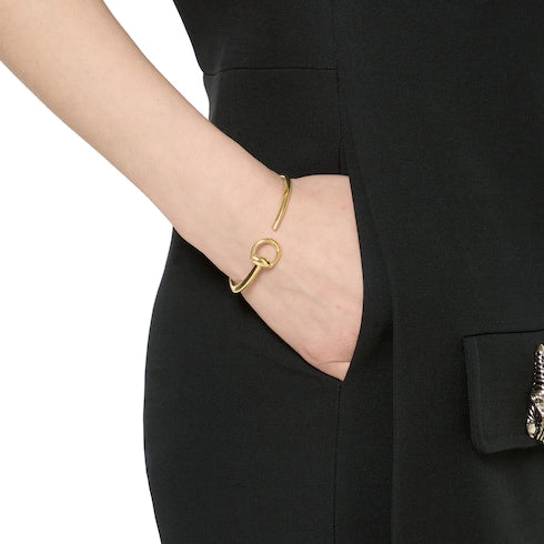 Gucci Horsebit 18k bangle bracelet