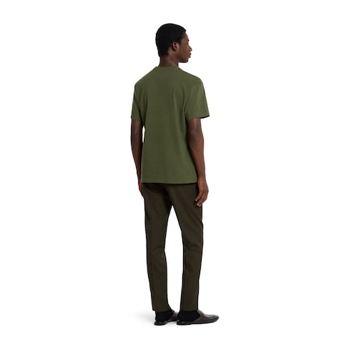 Cotton jersey T-shirt with embroidery