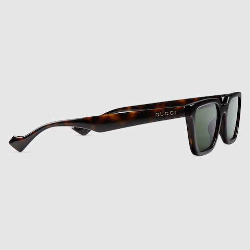 Rectangular-frame sunglases