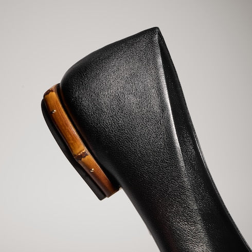 Women's ballerina with bamboo