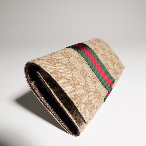 Long wallet with Web