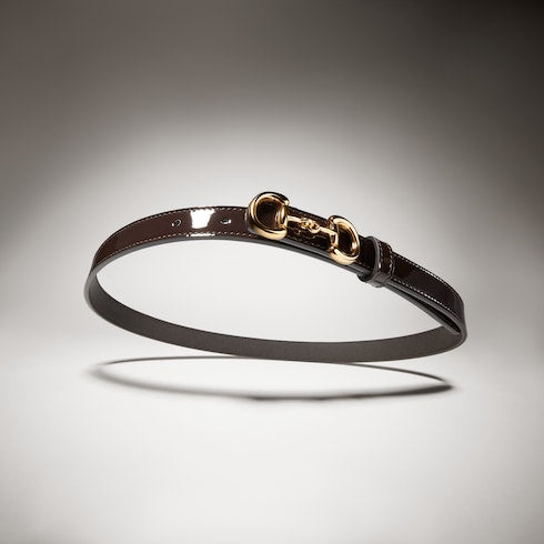 Thin belt with Horsebit buckle