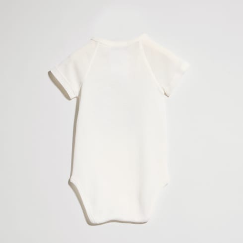 Baby cotton one-piece with print