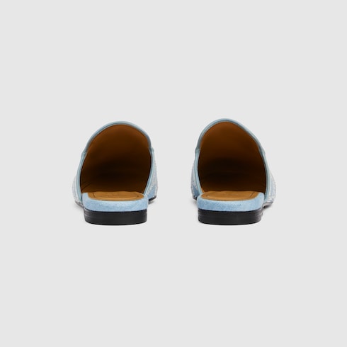 Women's Princetown slipper with pearls