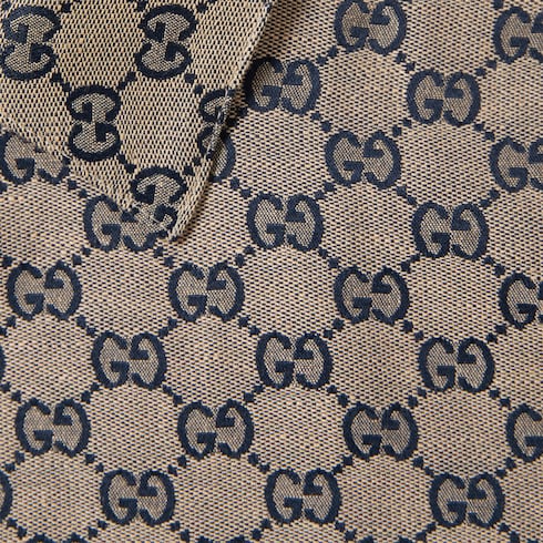GG linen blend canvas jacket