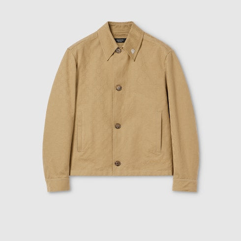 GG cotton gabardine jacket