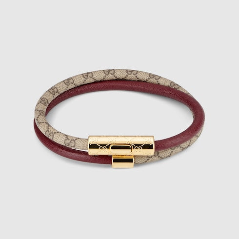 Double bracelet with GG detail
