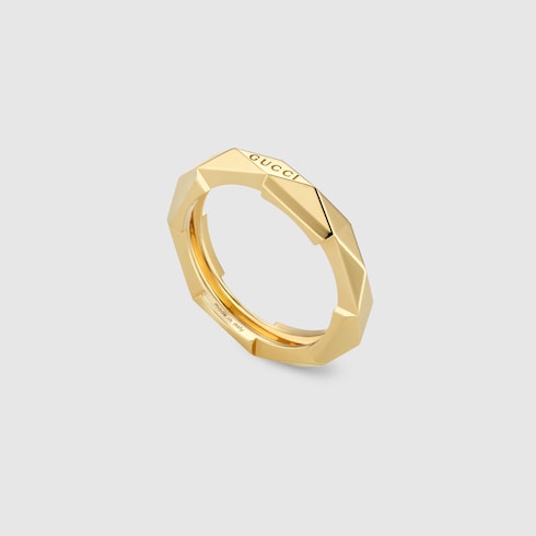 Gucci Link to Love 18k studded ring