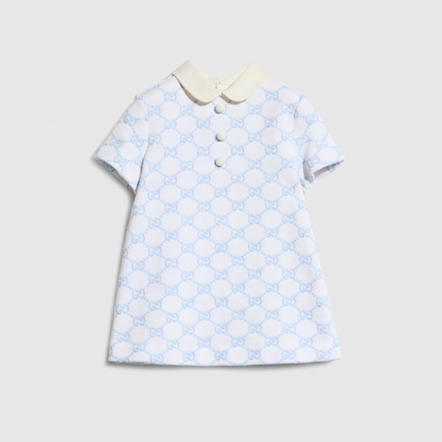 Baby embroidered cotton jersey dress