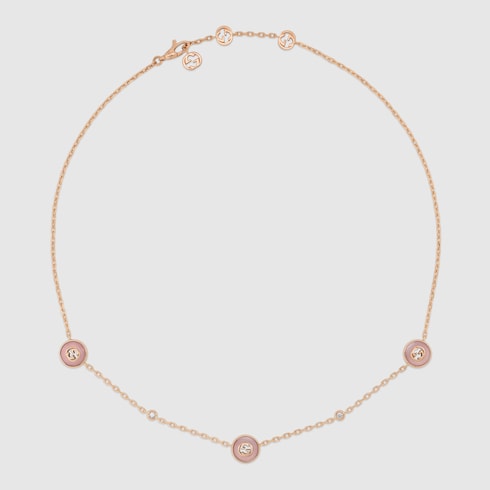 Gucci Interlocking 18k chain necklace