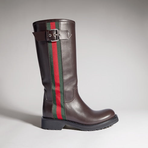 Women's biker boot with Web