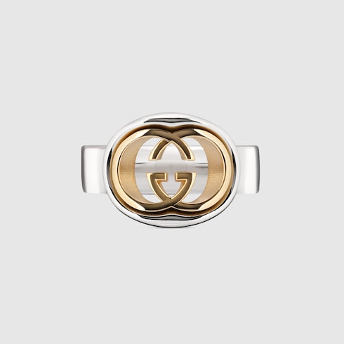 Gucci Interlocking cut-out ring