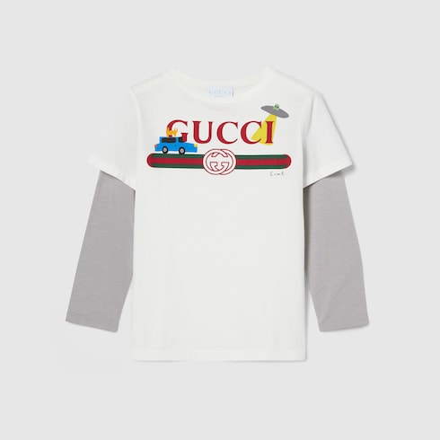 Children's cotton T-shirt with print