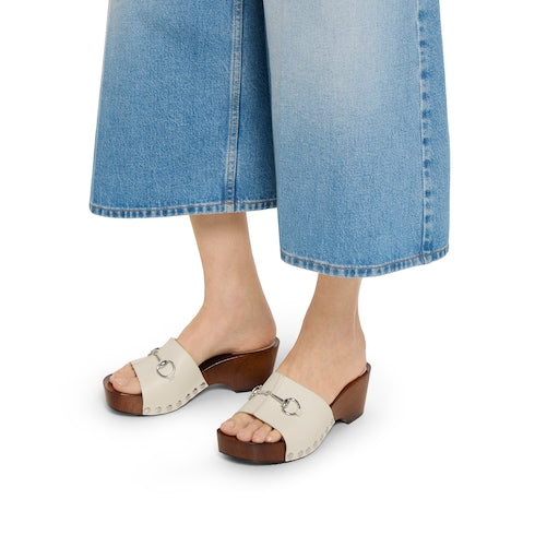 Women's platform clog with Horsebit