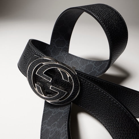 Reversible belt with Interlocking G buckle