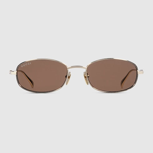 Oval frame sunglasses