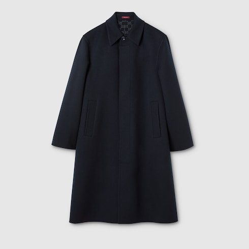 Double wool coat