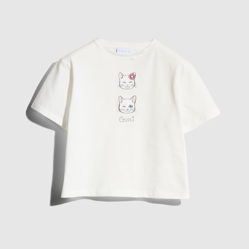 Children's cotton T-shirt with print